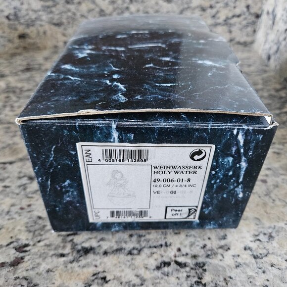 RARE MIB GOEBEL ANGEL & NATIVITY LAMBS HOLY WATER WALL POCKET FONT PLANTER POT - Picture 11 of 11